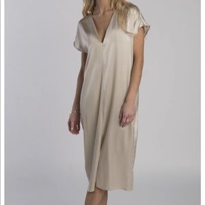 Amanda Marie Silk T-shirt Dress Small